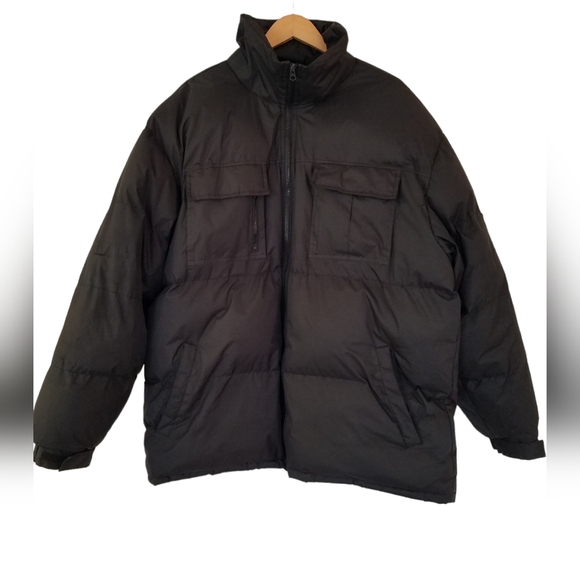 Athletech Men's Winter Outdoor Lined Jacket Coat Black Size XL - Picture 1 of 17